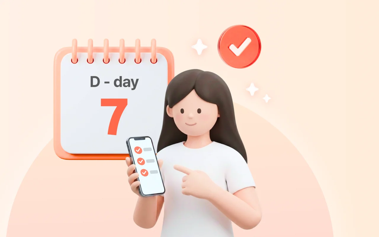 D-day checklist